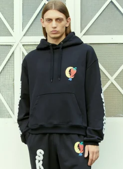 Graphic Print Hooded Sweatshirt