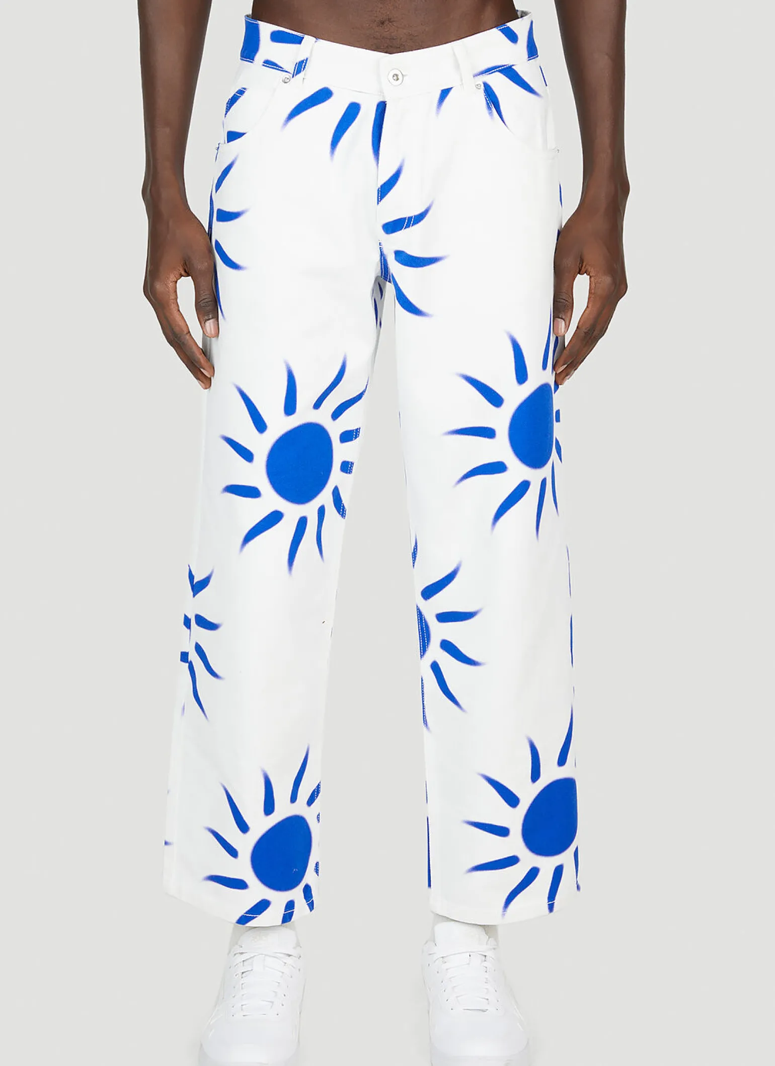 Graphic Print Jeans