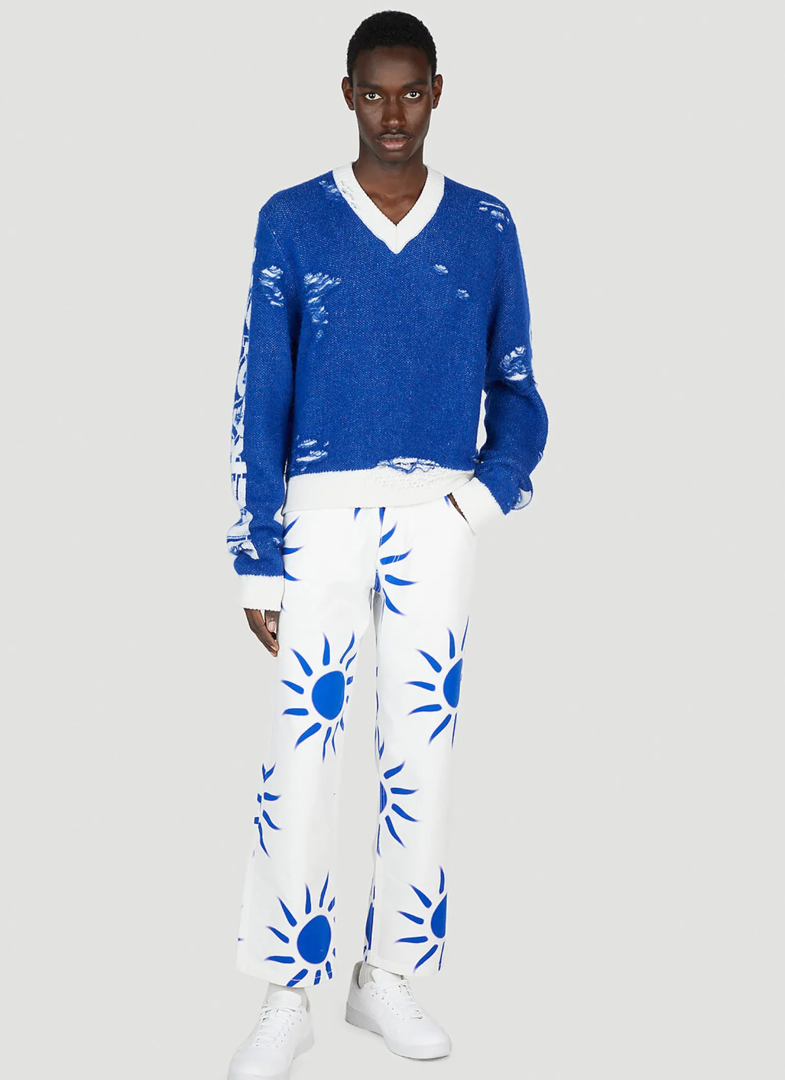 Graphic Print Jeans