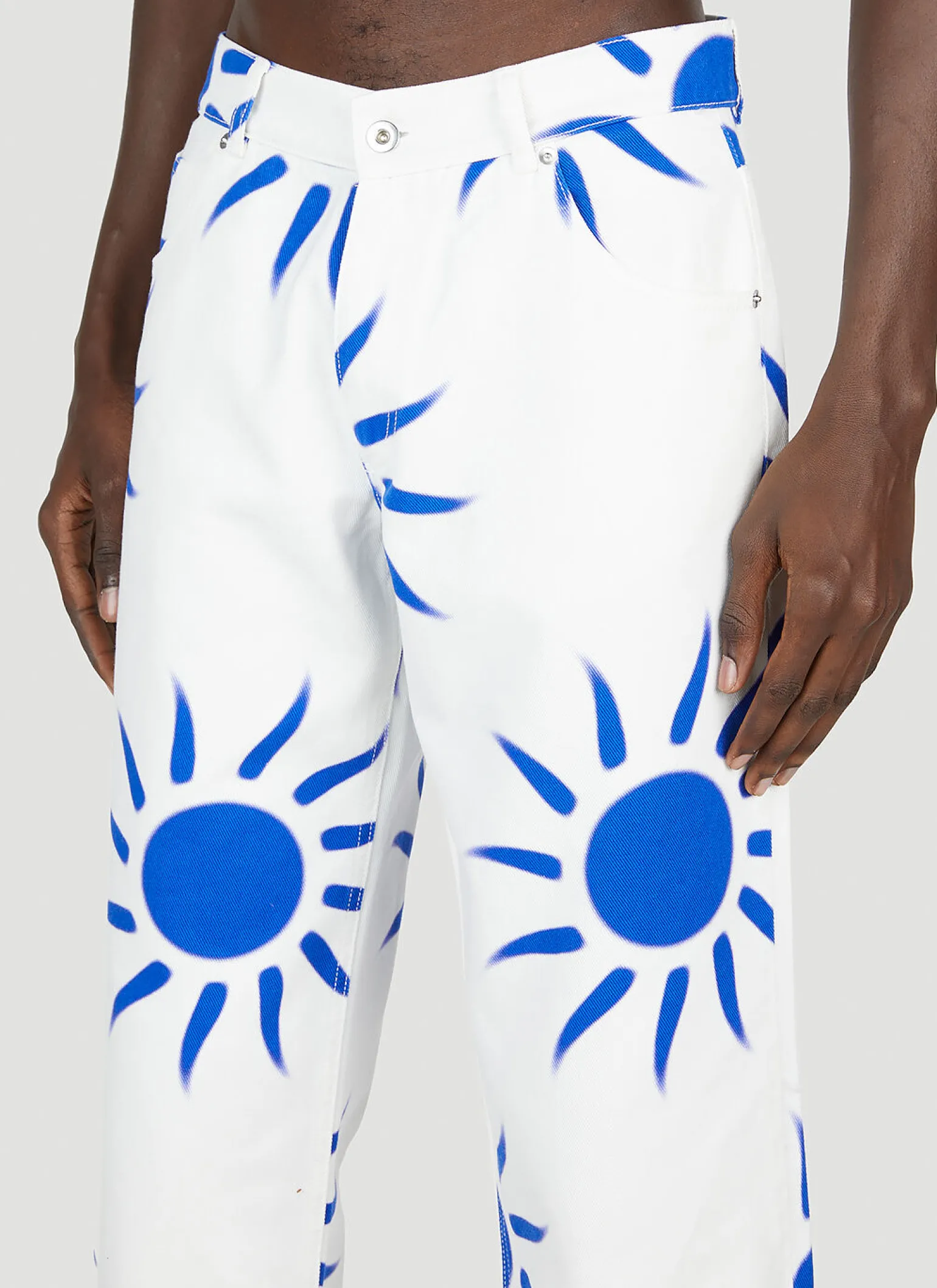 Graphic Print Jeans