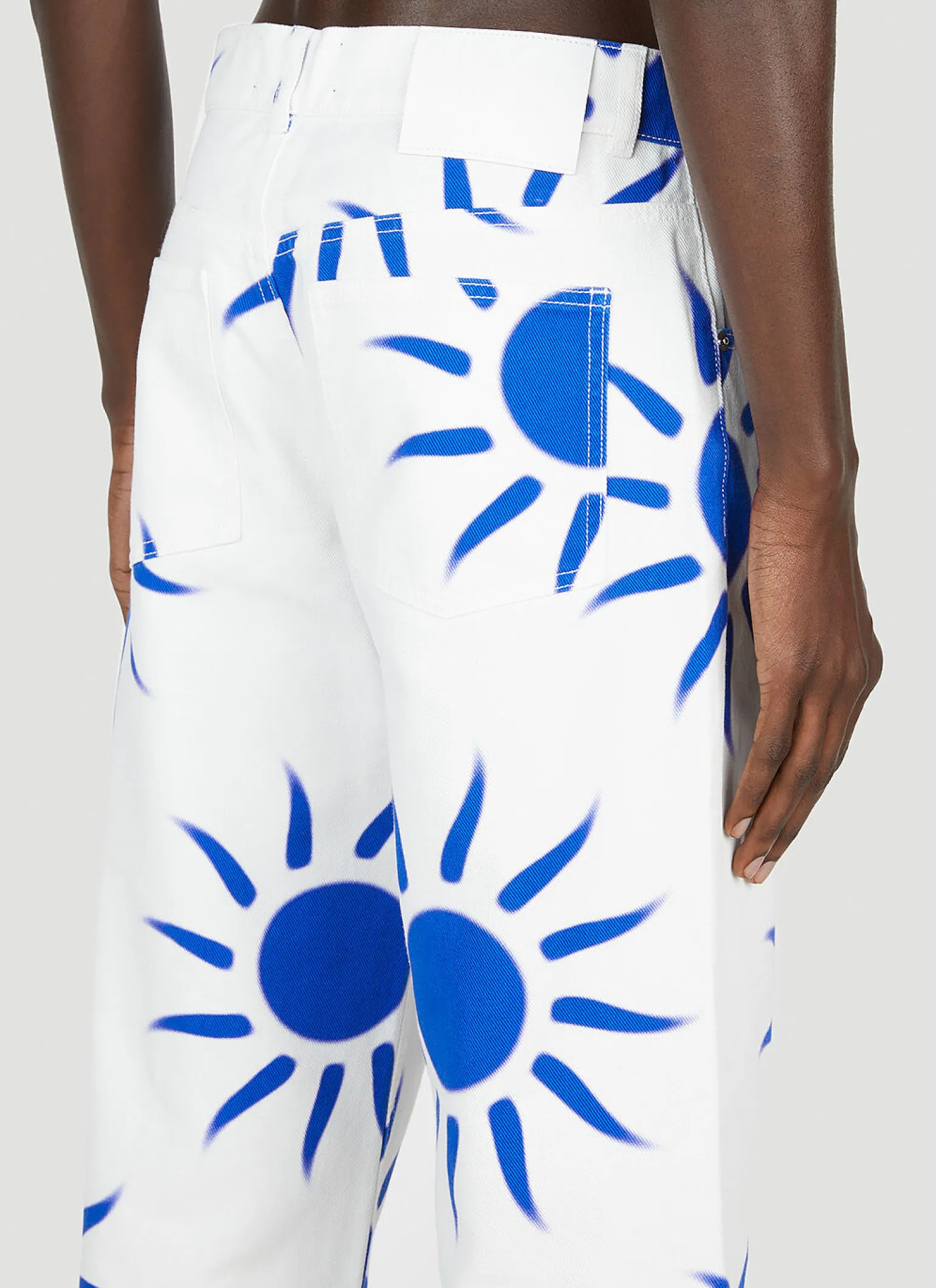 Graphic Print Jeans