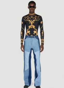 Graphic Print Second Skin Top