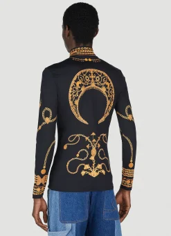 Graphic Print Second Skin Top