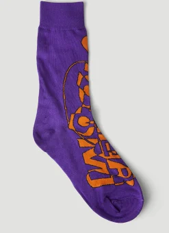 Graphic Print Socks