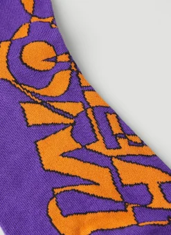 Graphic Print Socks