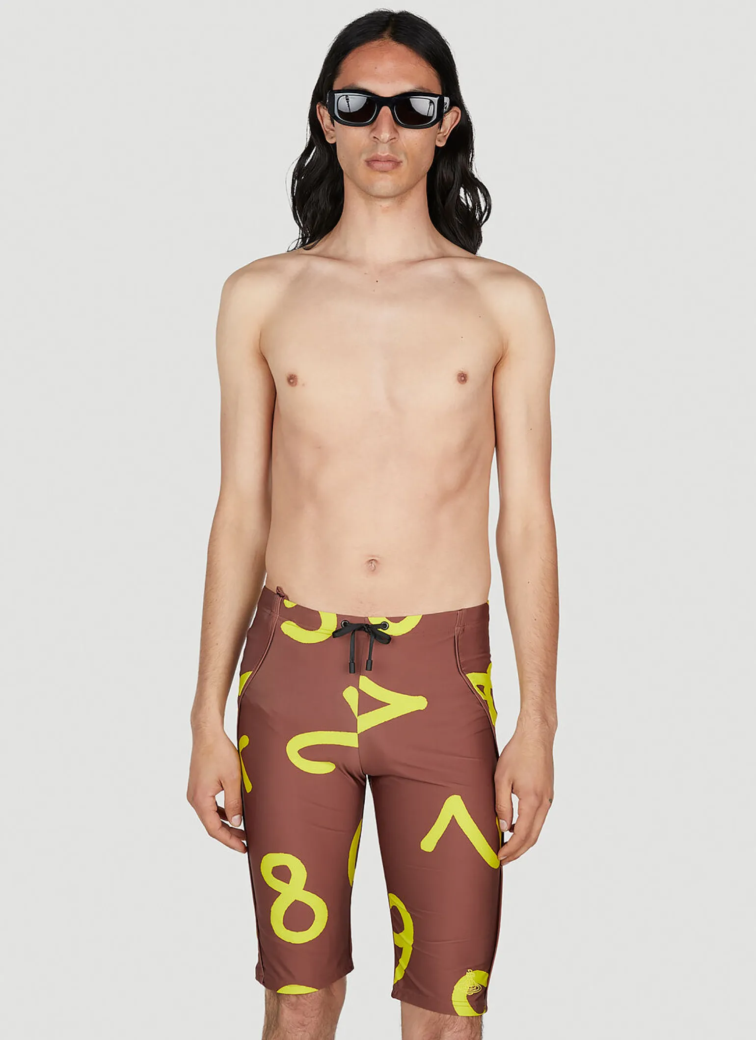 Graphic Print Swim Bermudas
