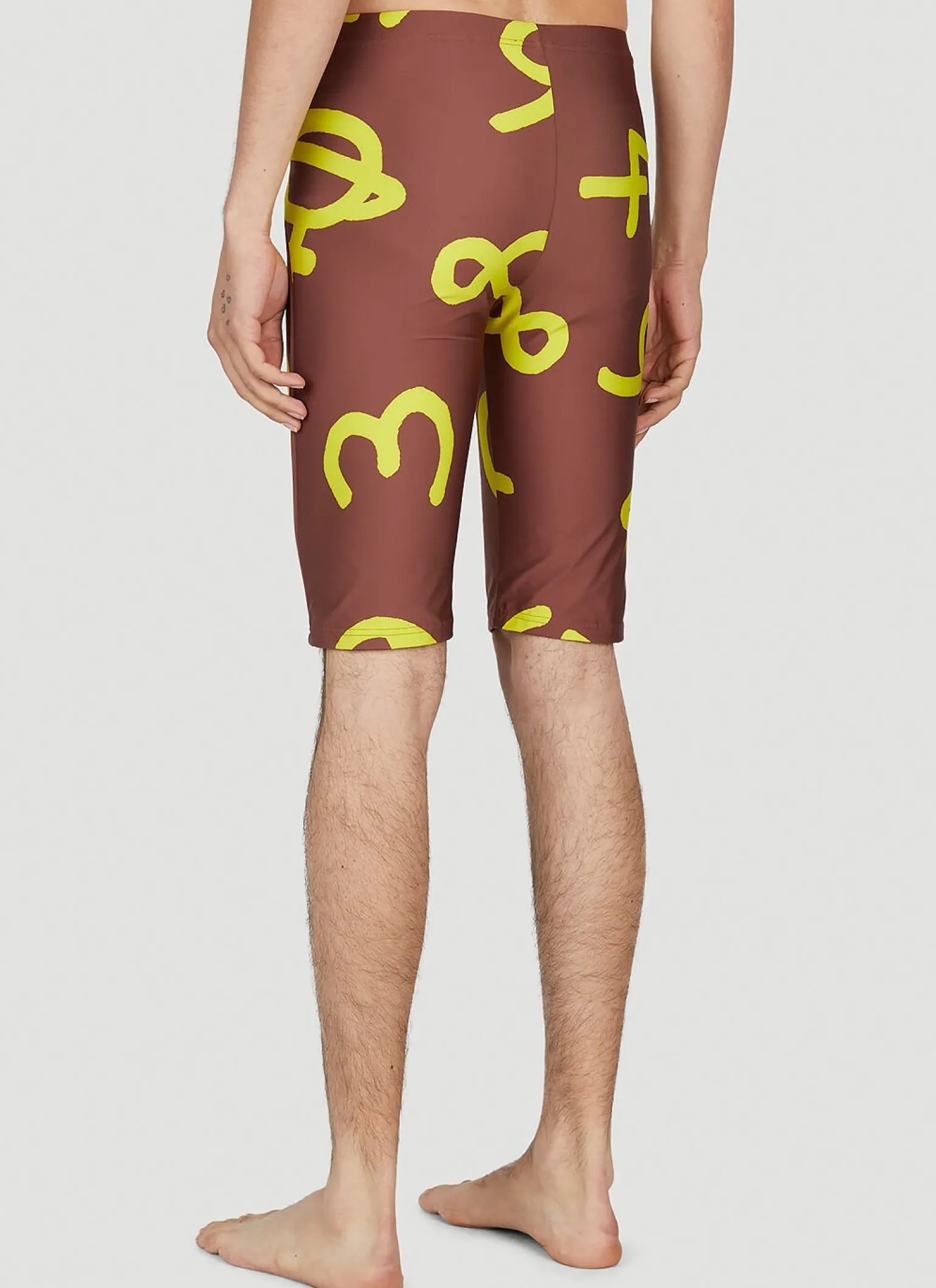 Graphic Print Swim Bermudas