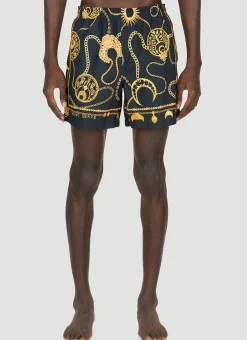Graphic Print Swim Shorts