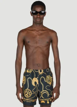 Graphic Print Swim Shorts