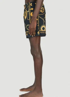 Graphic Print Swim Shorts