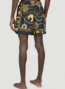 Graphic Print Swim Shorts