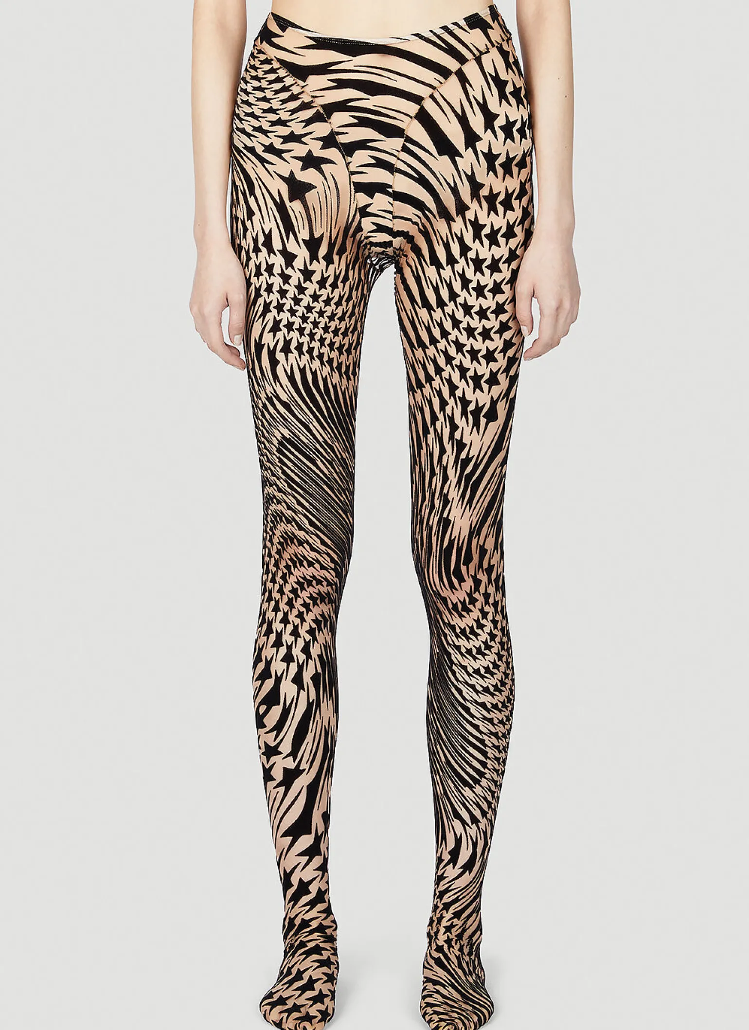 Graphic Print Tights