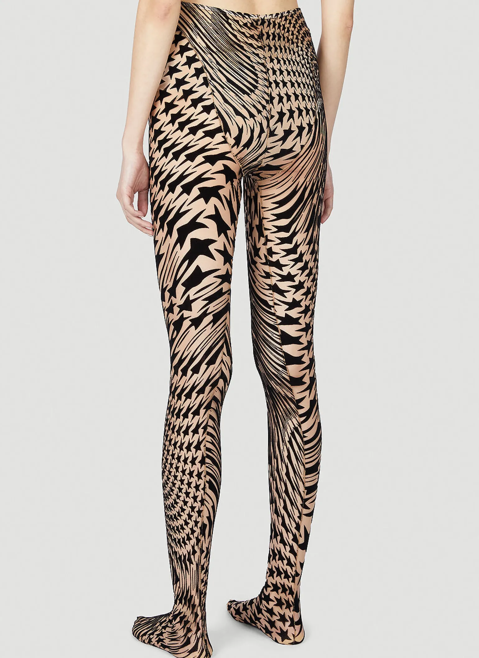 Graphic Print Tights