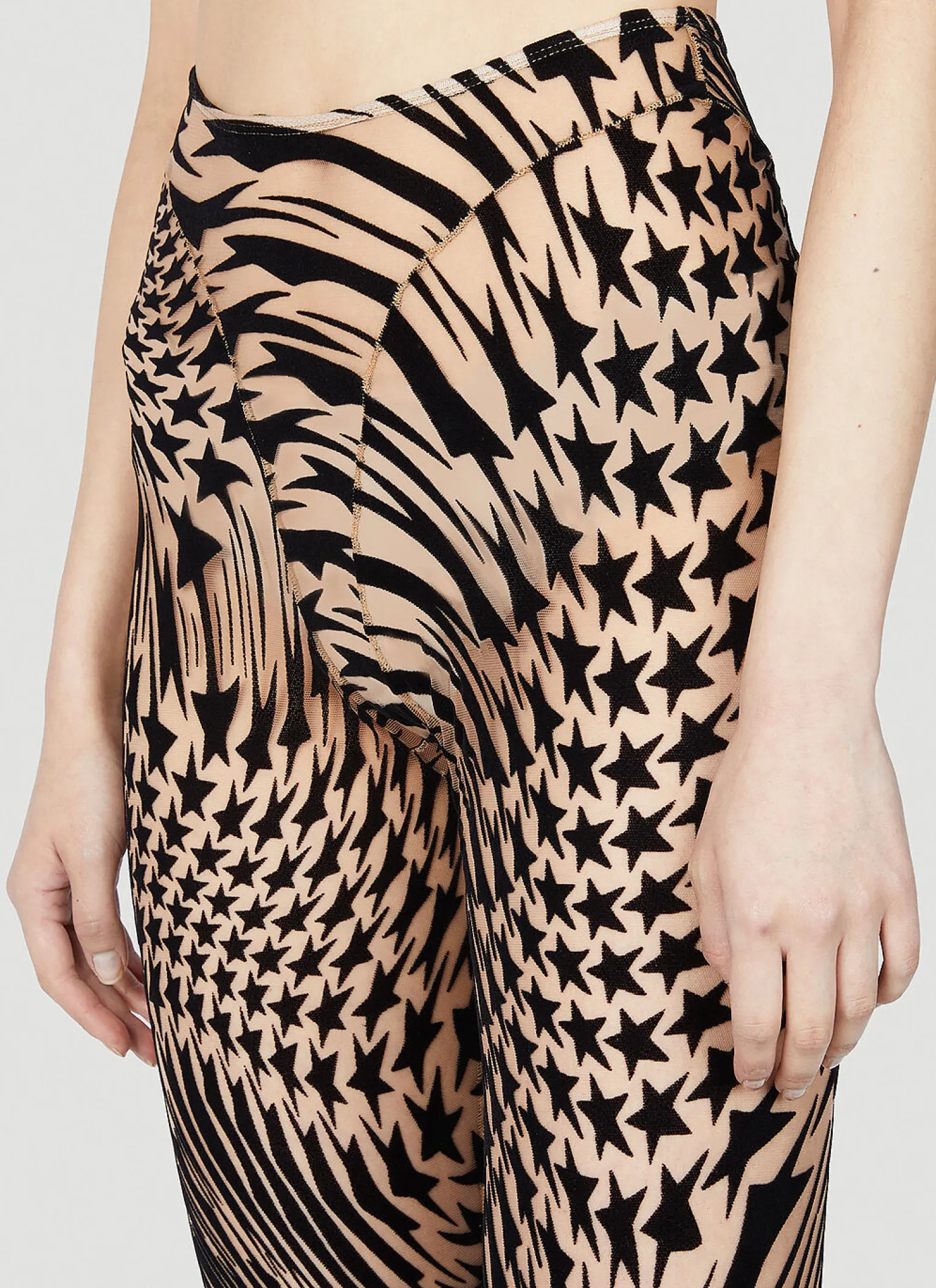 Graphic Print Tights