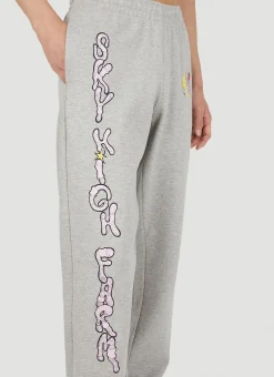 Graphic Print Track Pants