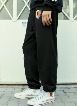 Graphic Print Track Pants