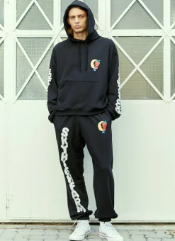 Graphic Print Track Pants