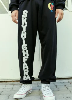 Graphic Print Track Pants
