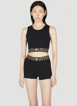 Greca Waistband Boxer Pants