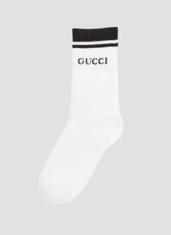 Gucci Logo Striped Socks