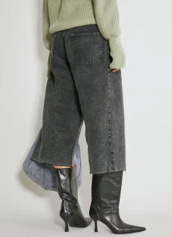Half Cut Denim Jeans