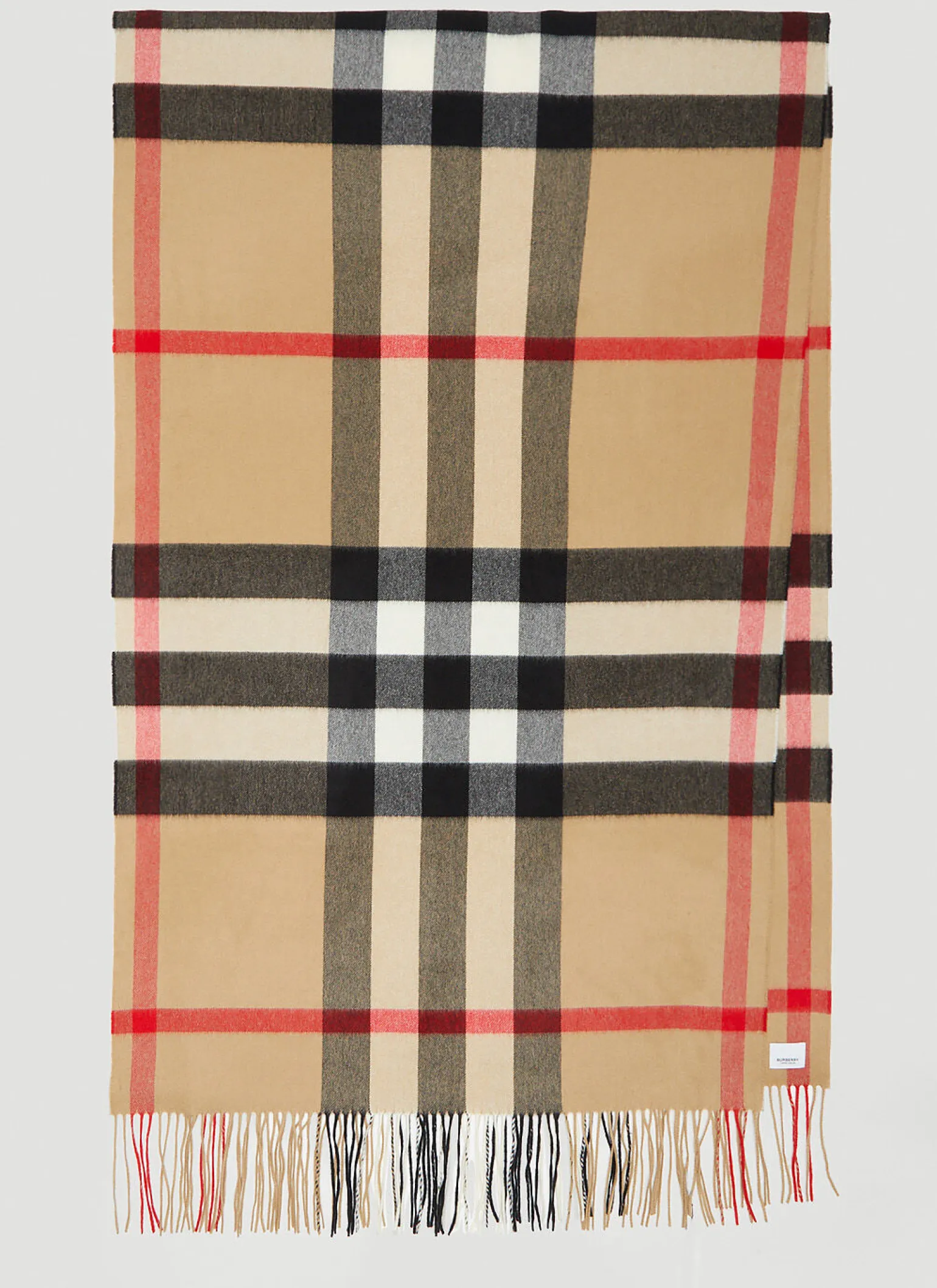 Half Mega Check Scarf
