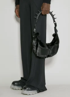 Half Moon Spike Shoulder Bag