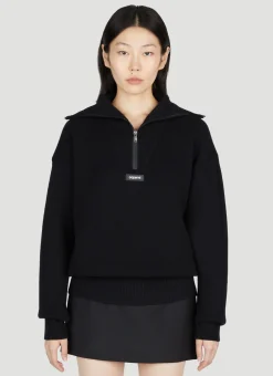 Half-Zip Boxy Sweater