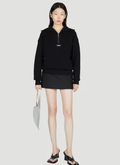 Half-Zip Boxy Sweater