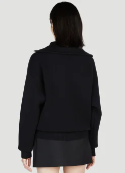 Half-Zip Boxy Sweater