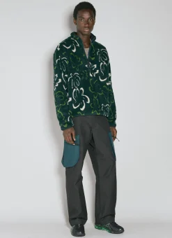 Half-Zip Pile Fleece Sweater