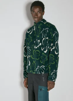 Half-Zip Pile Fleece Sweater