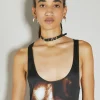 Heart Belt Leather Choker