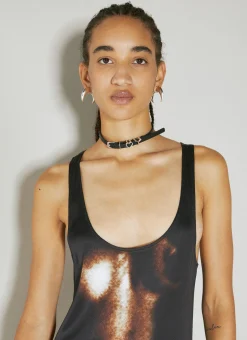 Heart Belt Leather Choker
