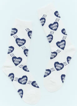 Heart Logo Jacquard Socks