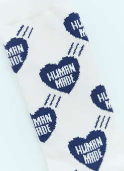 Heart Logo Jacquard Socks