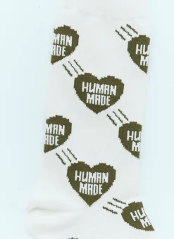 Heart Logo Jacquard Socks