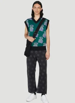 Hearts Print Jeans