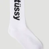 Helvetica Long Socks