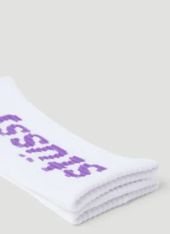 Helvetica Long Socks