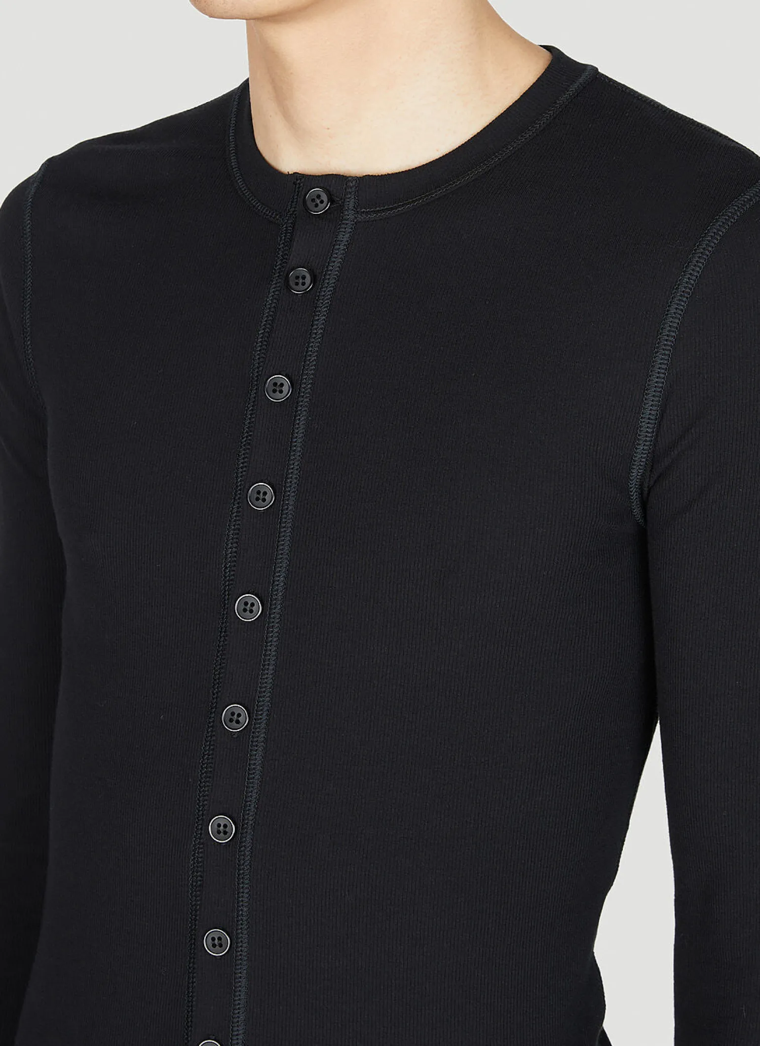 Henley Long Sleeve Top