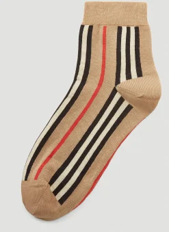 Heritage-Stripe Intarsia Socks