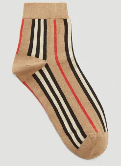 Heritage-Stripe Intarsia Socks