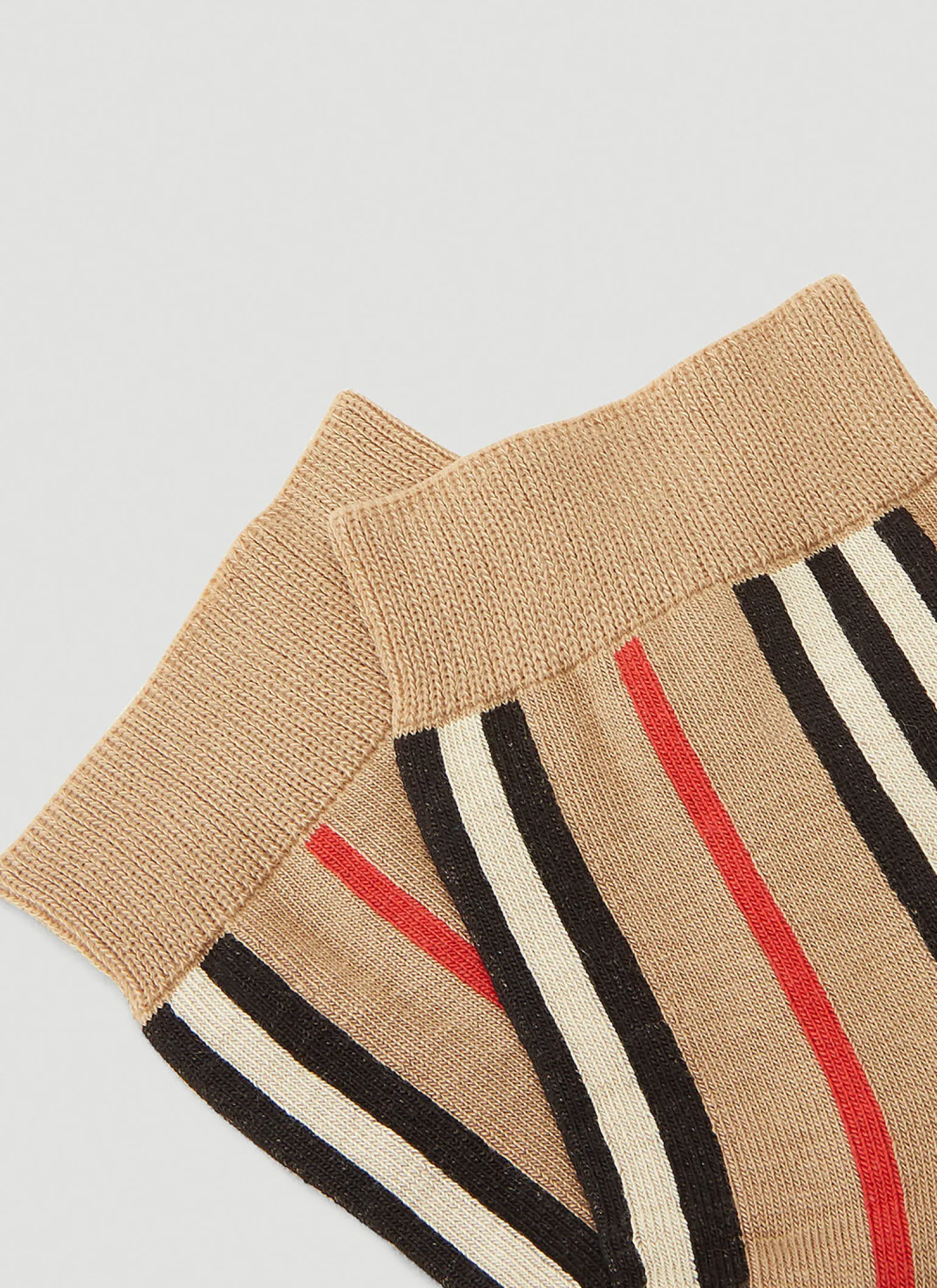 Heritage-Stripe Intarsia Socks