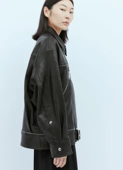 Herman Leather Biker Jacket