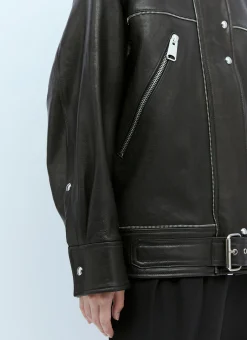 Herman Leather Biker Jacket