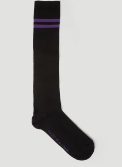 High Logo Intarsia Socks