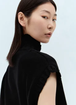 High Neck Cropped Sweater