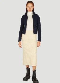 High Neck Long Sleeve Knit Top