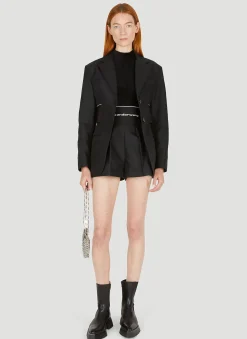 High Waist Pleated Shorts